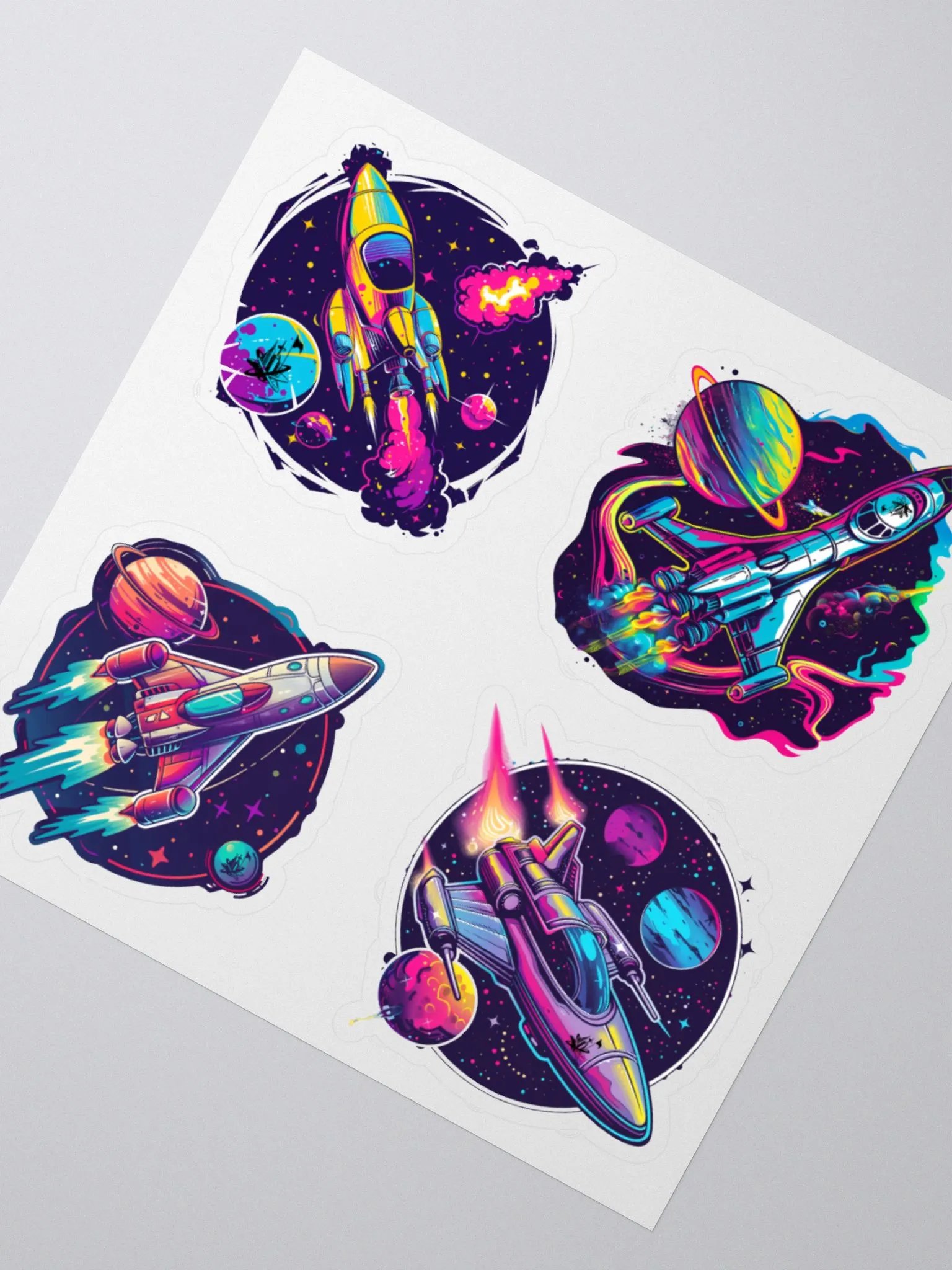 Galactic Spaceship Stickers product image (4)