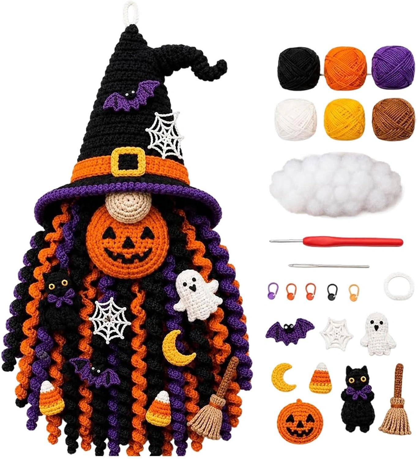3D DIY Crochet Door Hanger Kit – Handcrafted Seasonal Wall Decor Set for Beginners product image (4)