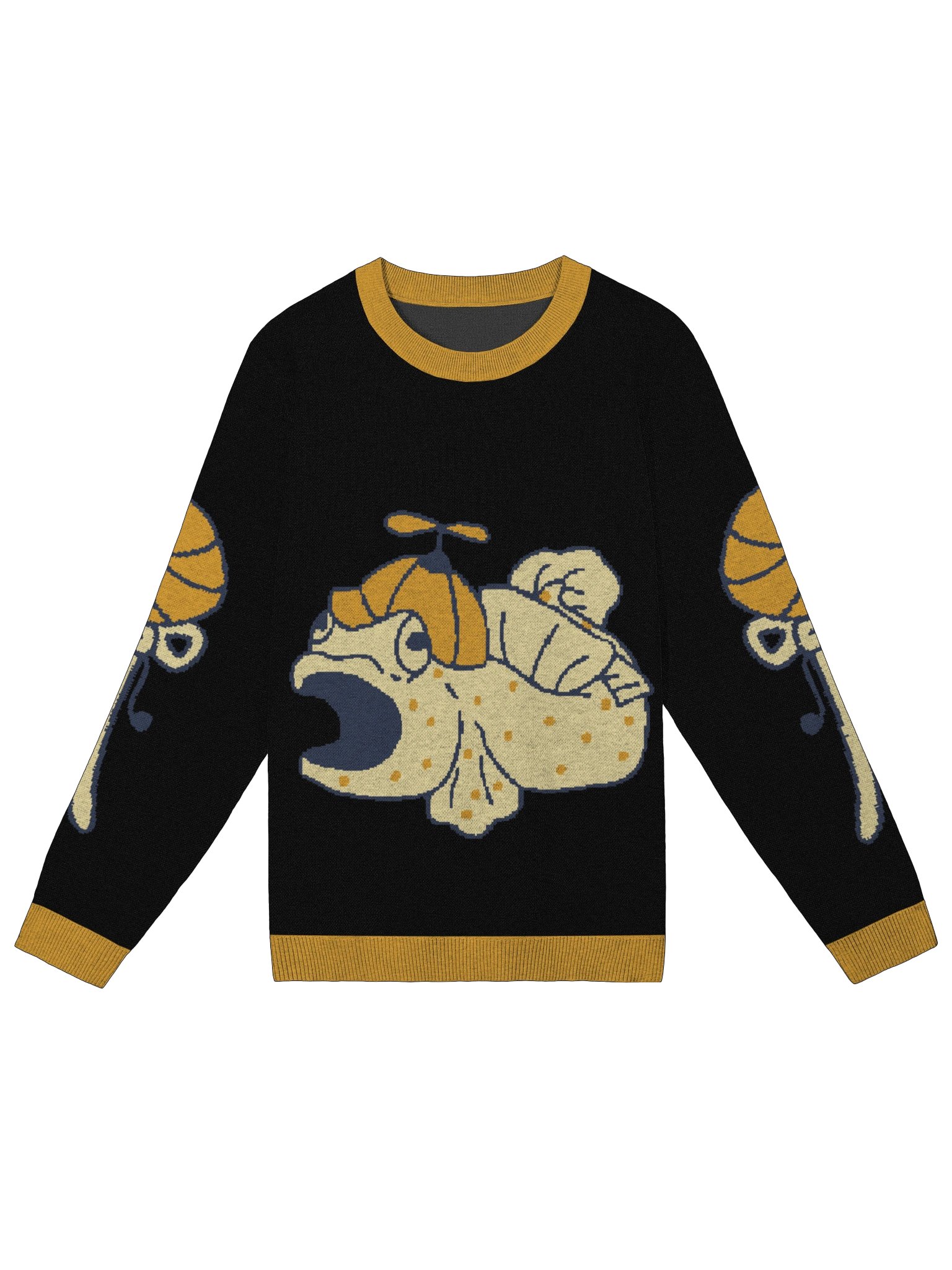 Yellow Skipper Knitted Sweater product image (1)