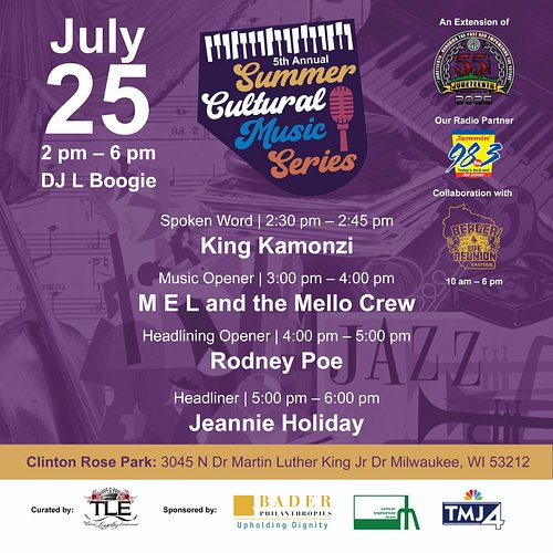 Today I got a lot going on come check me out and bring a lawn chair and a cooler this afternoon at #ClintonRose w/ @northcott...