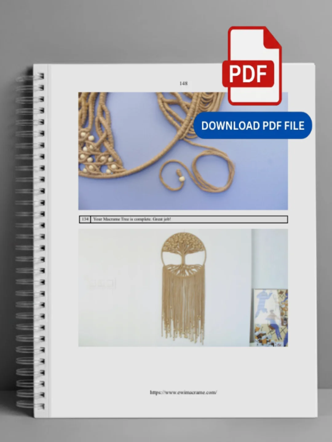 Macrame Tree of Life Wall Art — Photo Tutorial product image (6)