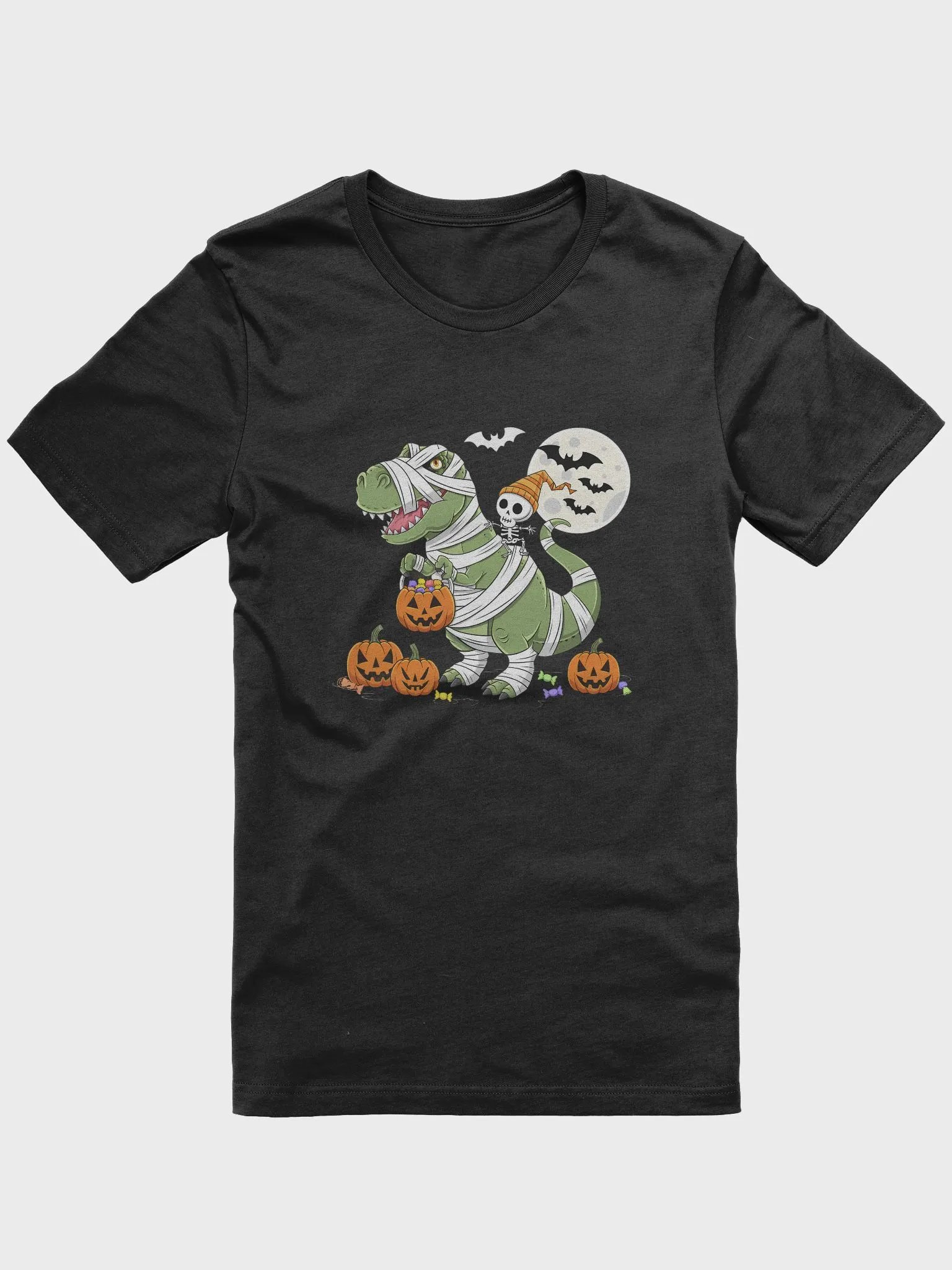 Mummy Dino Halloween Tee product image (3)