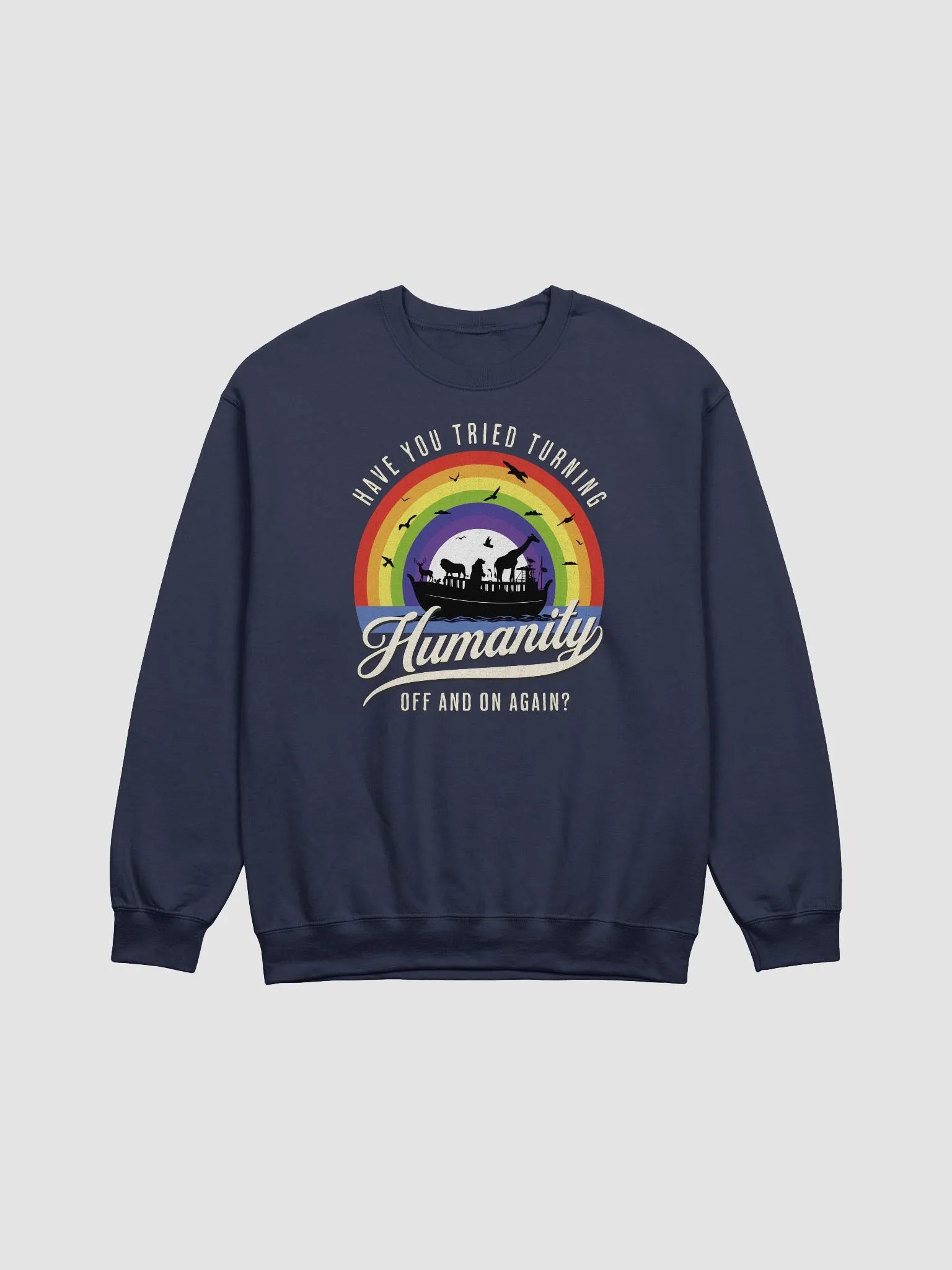 Turning Humanity Off and On Crewneck Sweatshirt product image (2)