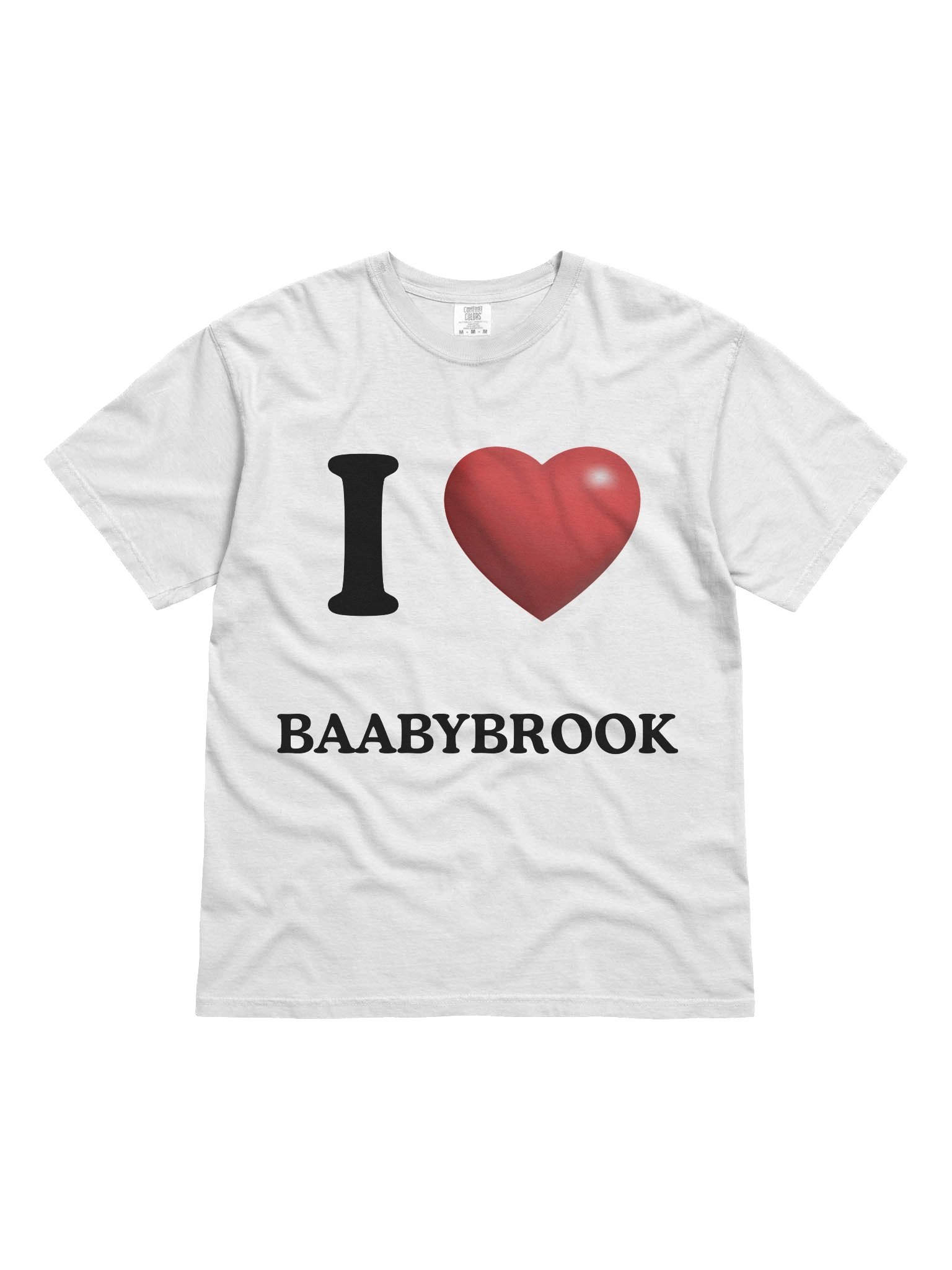 love me - white tee product image (1)
