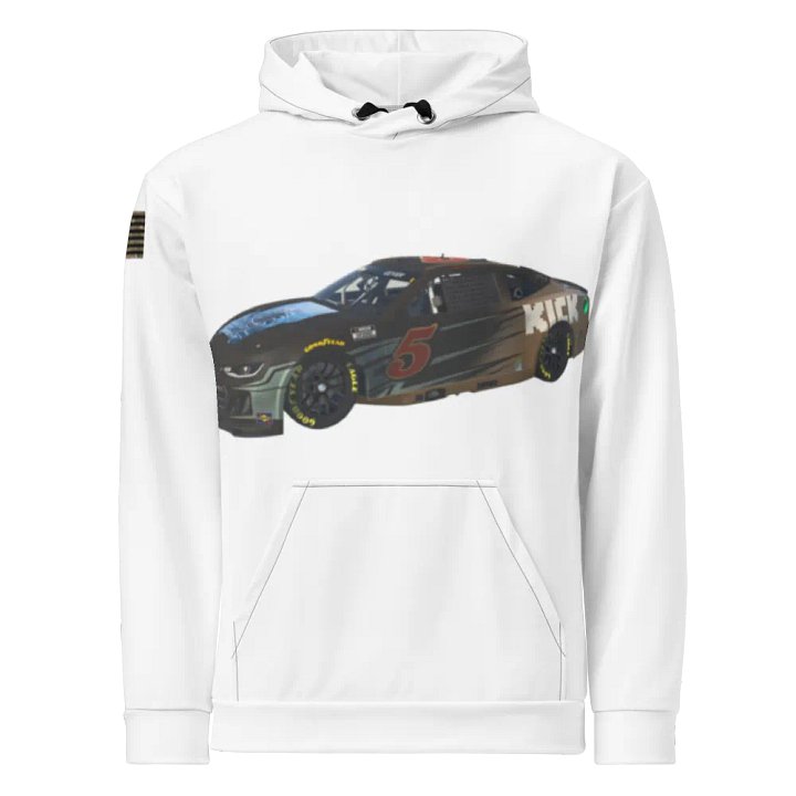 HELLKATMAVRICK #5 ALL WHITE HOODIE WITH POCKET product image (1)