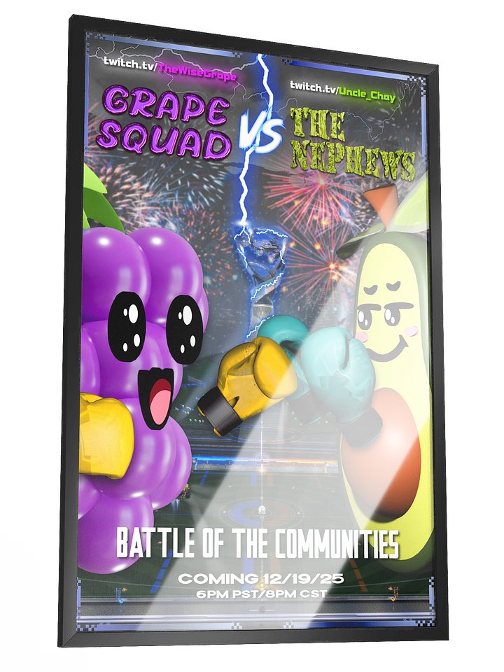 Battle of the Communities Framed Poster product image (2)