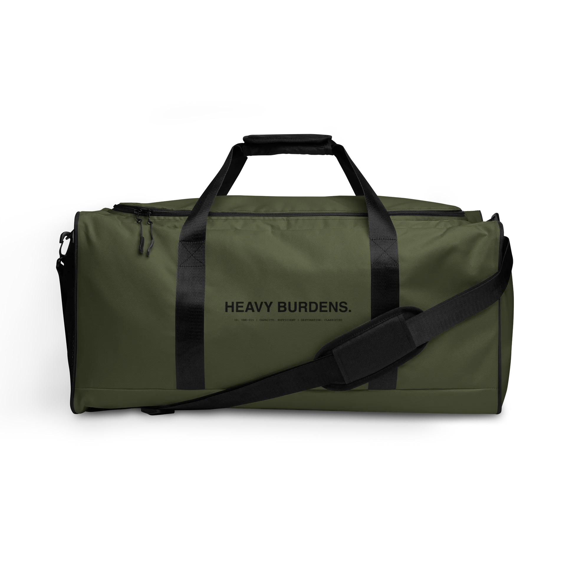 THE UNKNOWN™ — Signature Gym Duffel // Olive product image (1)
