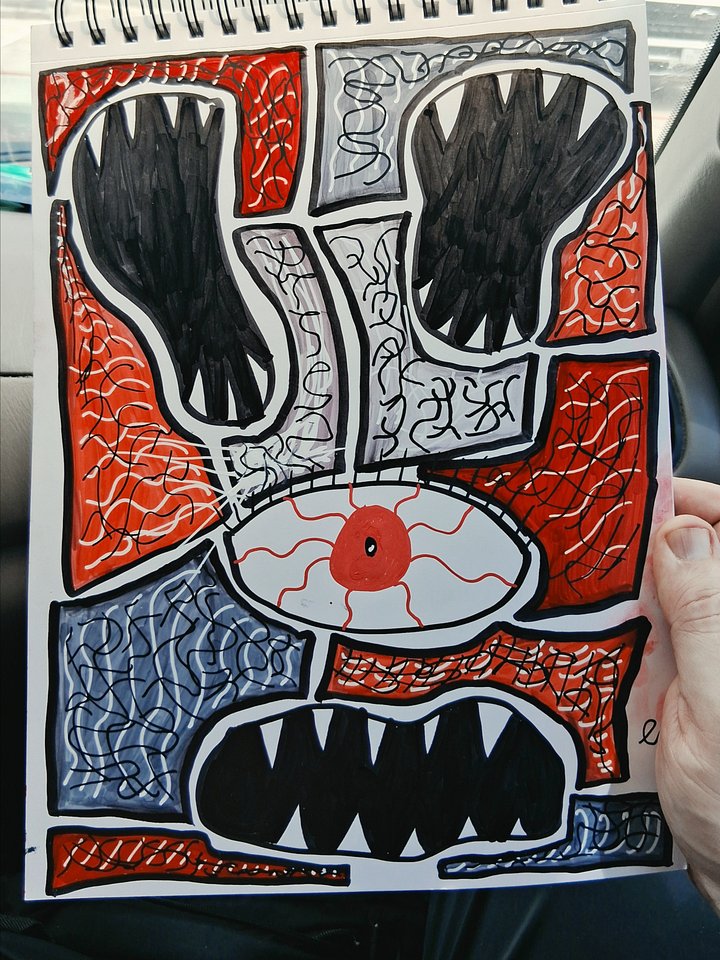 Mental Madness Original Drawing product image (1)