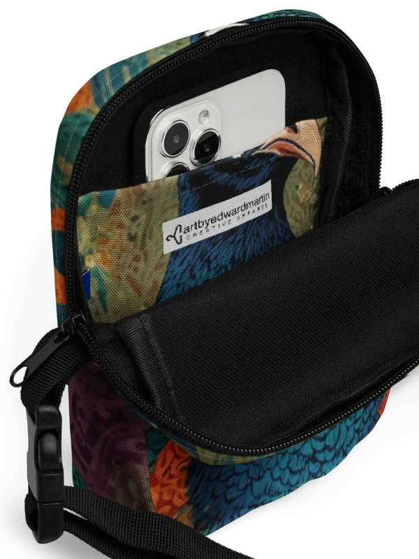 Peacock Paradise All-Over Crossbody Bag product image (2)
