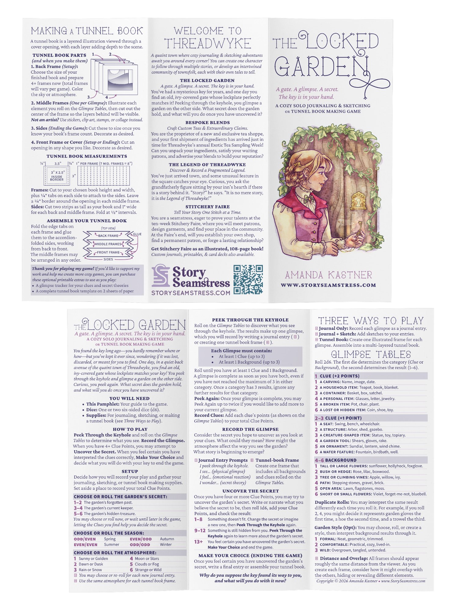 Threadwyke Collection +EXTRAS: One-Page Journaling Games (PDF) product image (8)