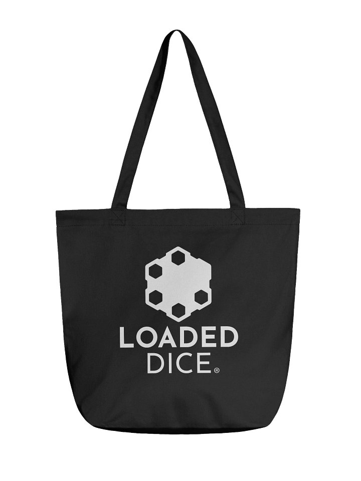 Loaded Dice Graphic Tote Bag Black product image (1)