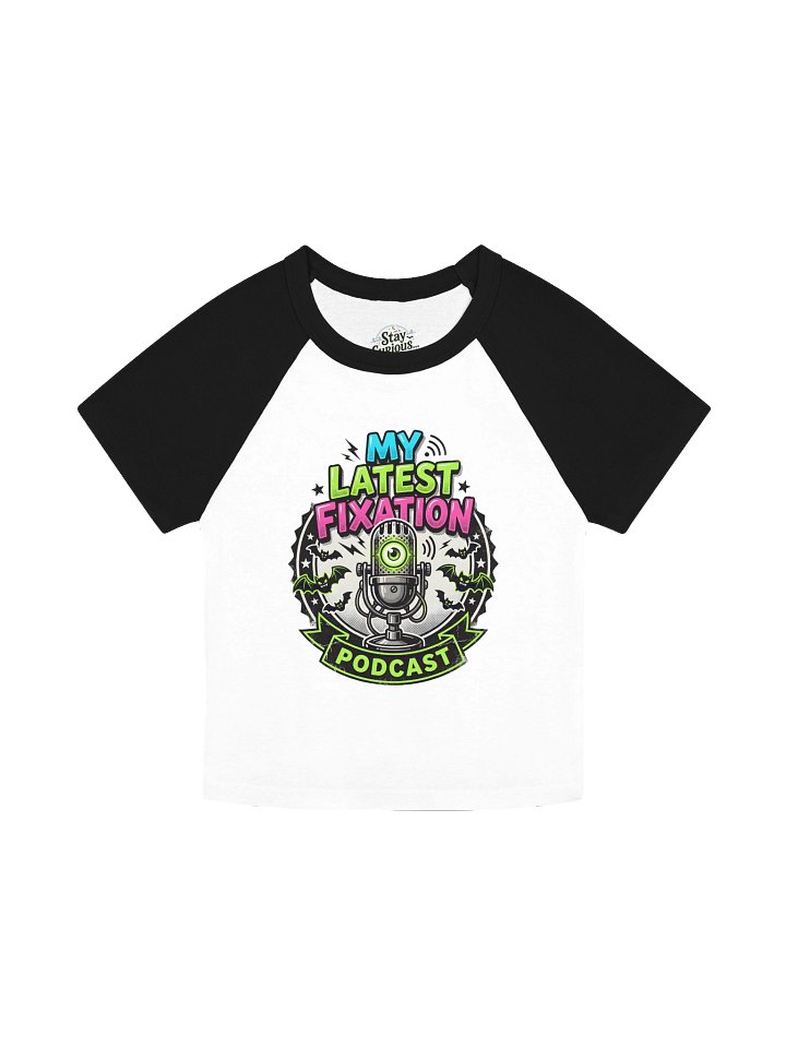 My Latest Fixation Podcast Spooky Microphone Baby Tee product image (1)
