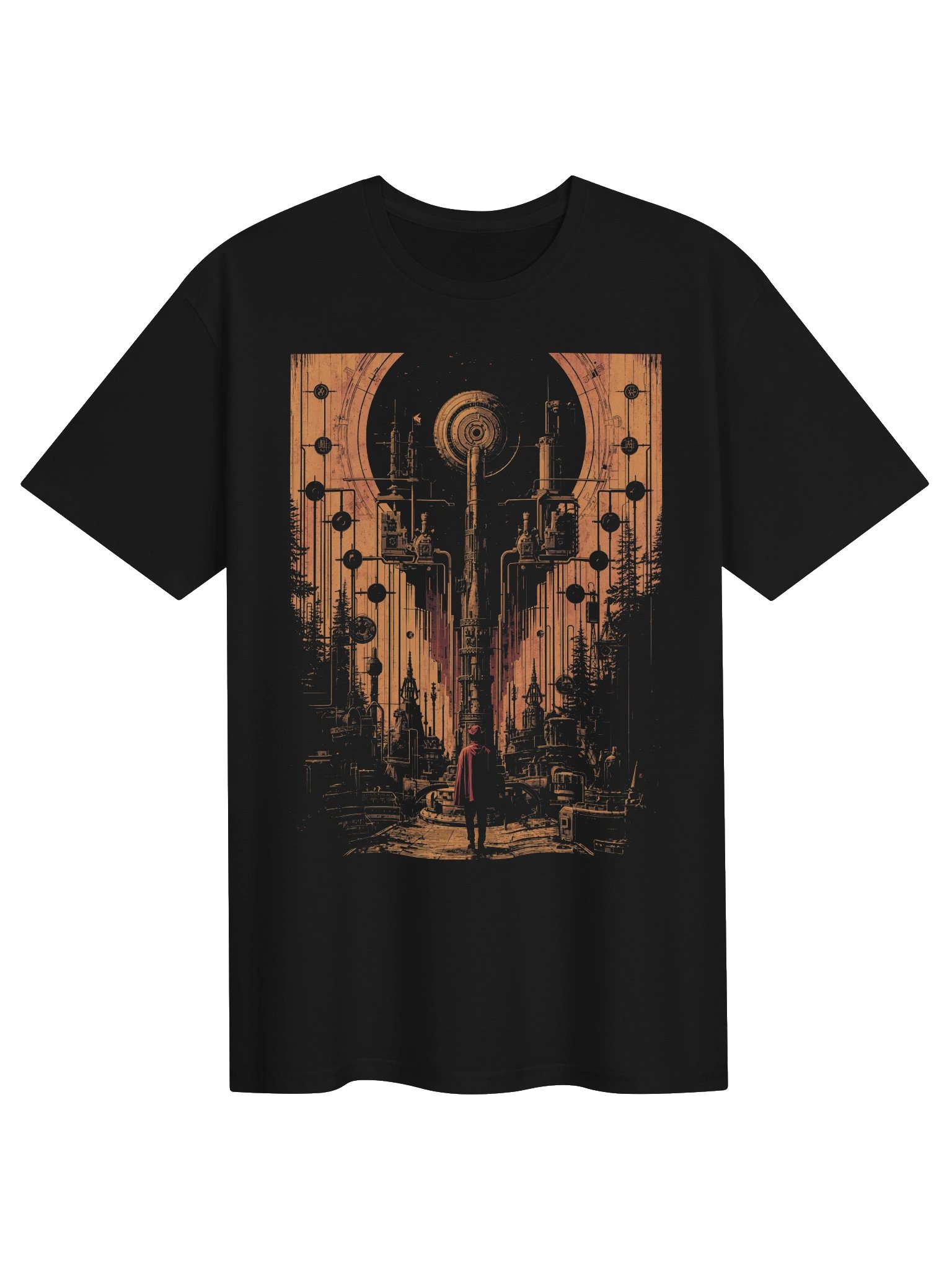 Red Cloak Machine Watcher T-Shirt product image (1)