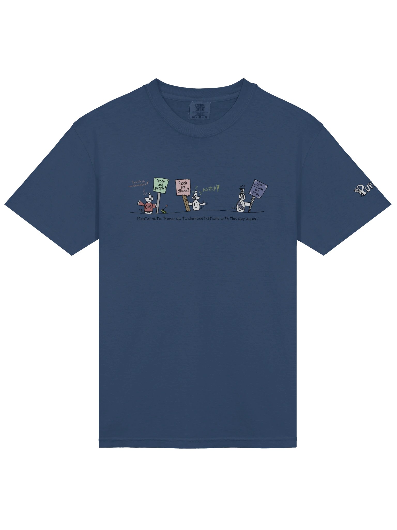 'Citizens are frogs' Pupsies! Heavyweight T-Shirt product image (18)