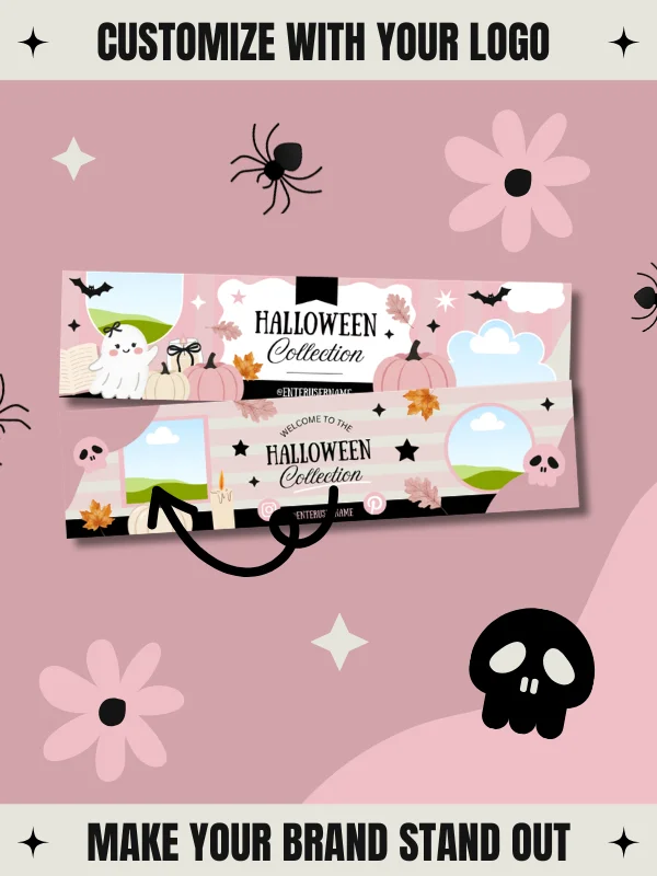 Coquette Halloween Etsy Shop Banner Set product image (6)