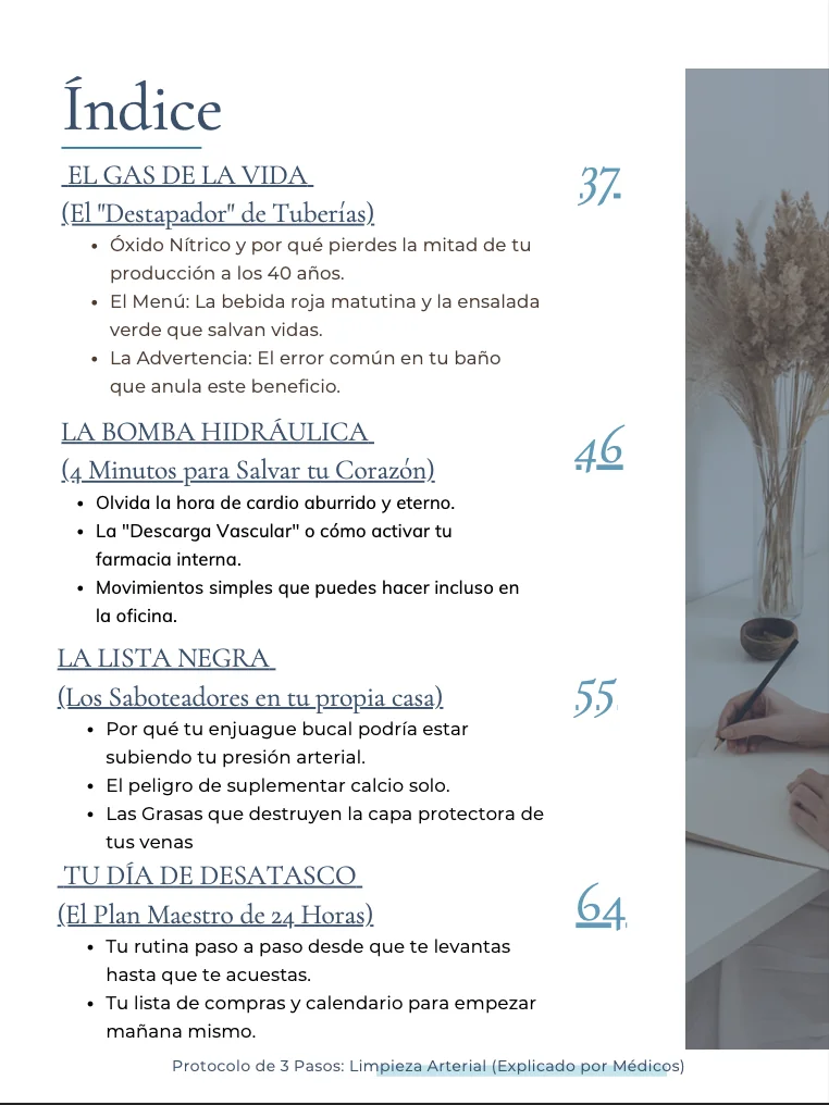 Limpieza Arterial: Protocolo de 3 Pasos (Explicado por médicos) product image (4)
