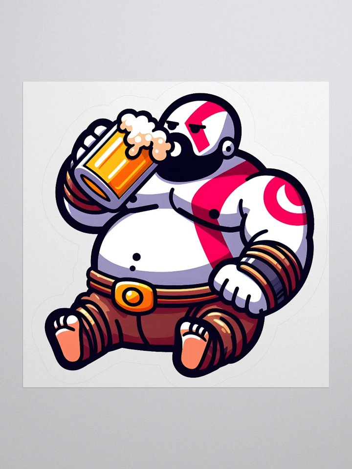Big Kratos Sticker product image (1)