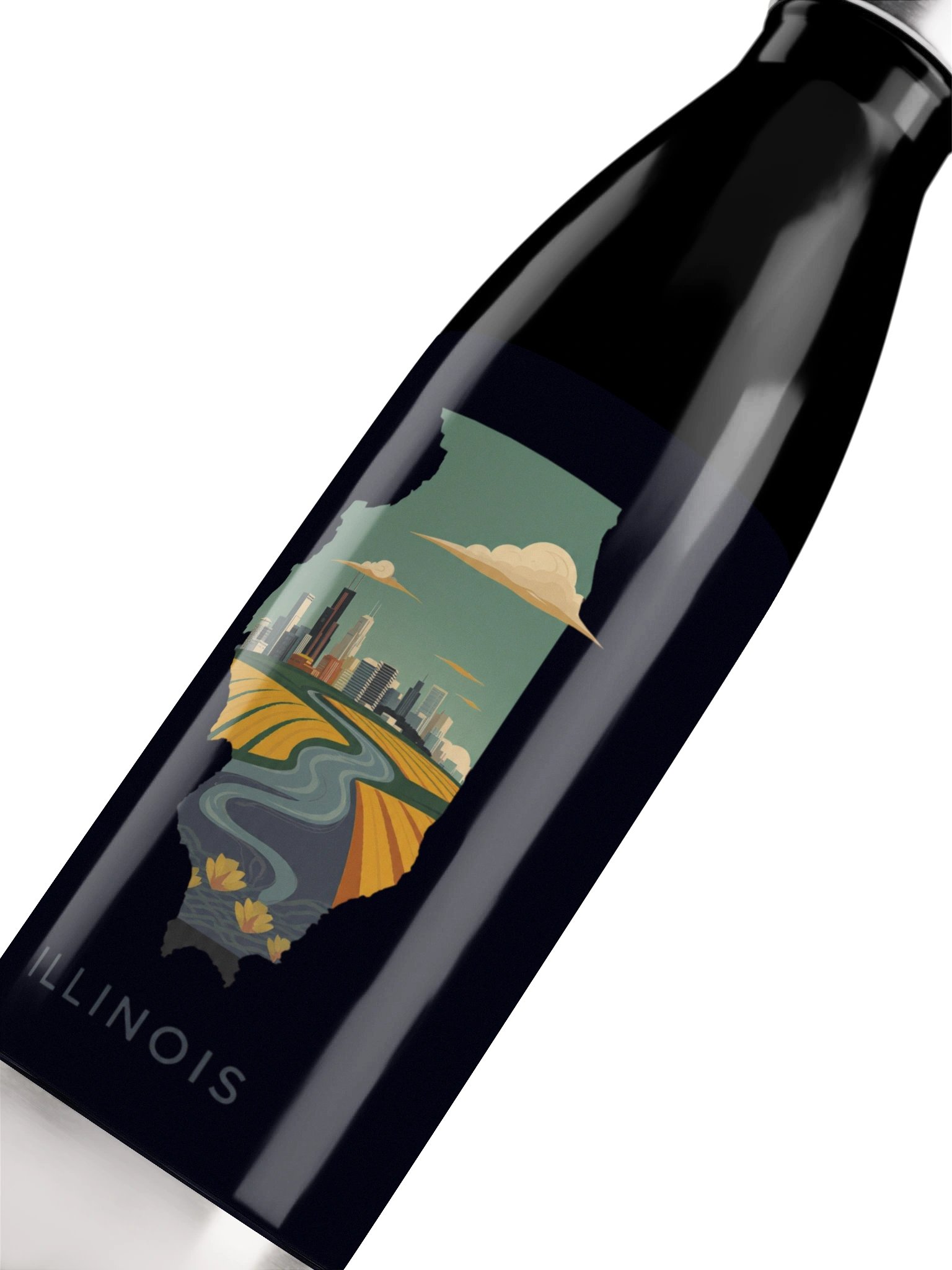 State of Illinois Water Bottle product image (9)