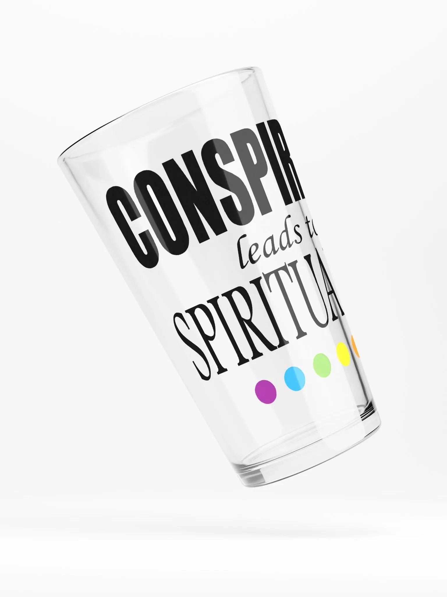 Conspiracy Leads To Spirituality - Shaker Pint Glass product image (4)