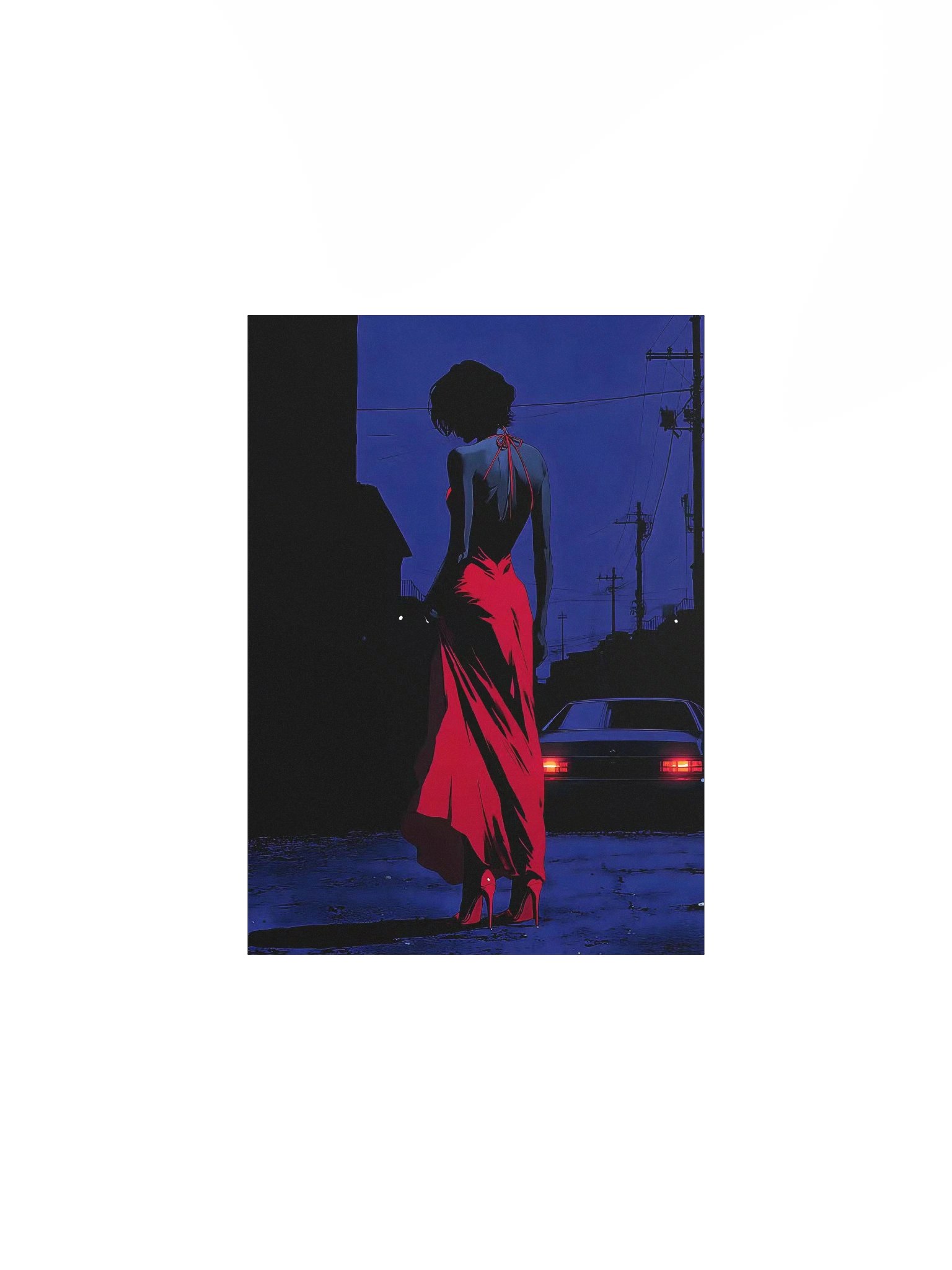 Woman in Red Matte Poster product image (5)