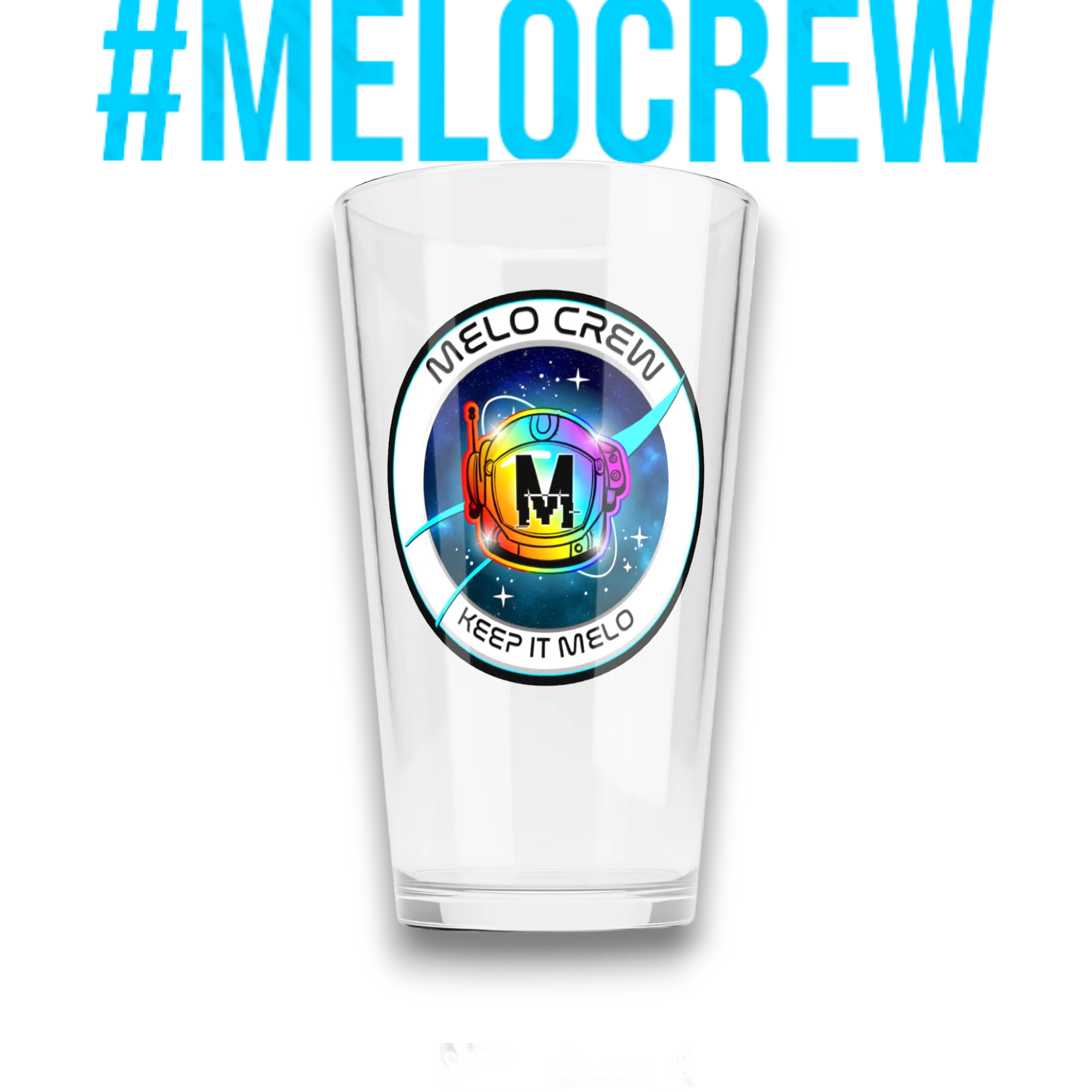 #MeloCrew Badge - Pint Glass | #MadeByMELO product image (4)