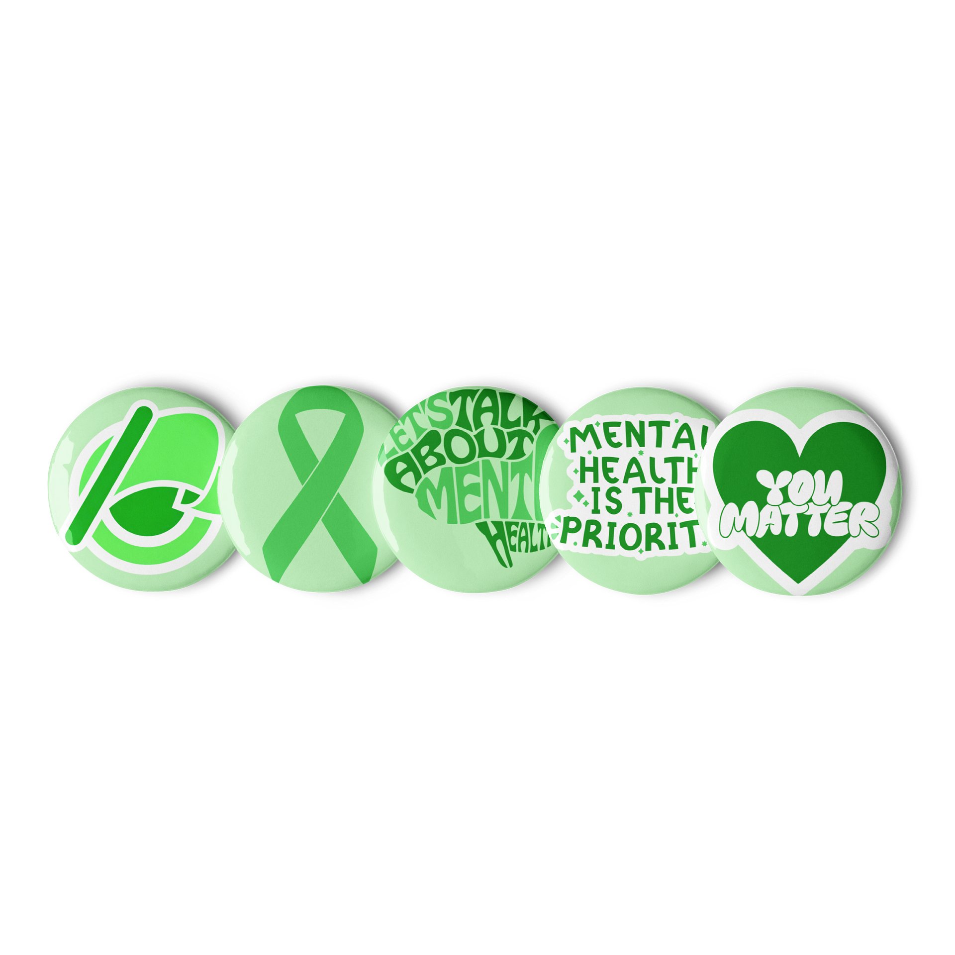 The Advertising Network Buttons (Mental Health Edition) - Set of 5 product image (1)