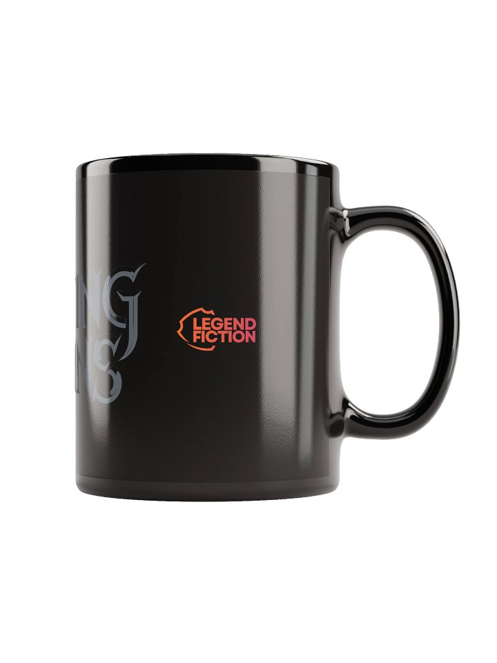 Writing Begins Black Mug product image (2)