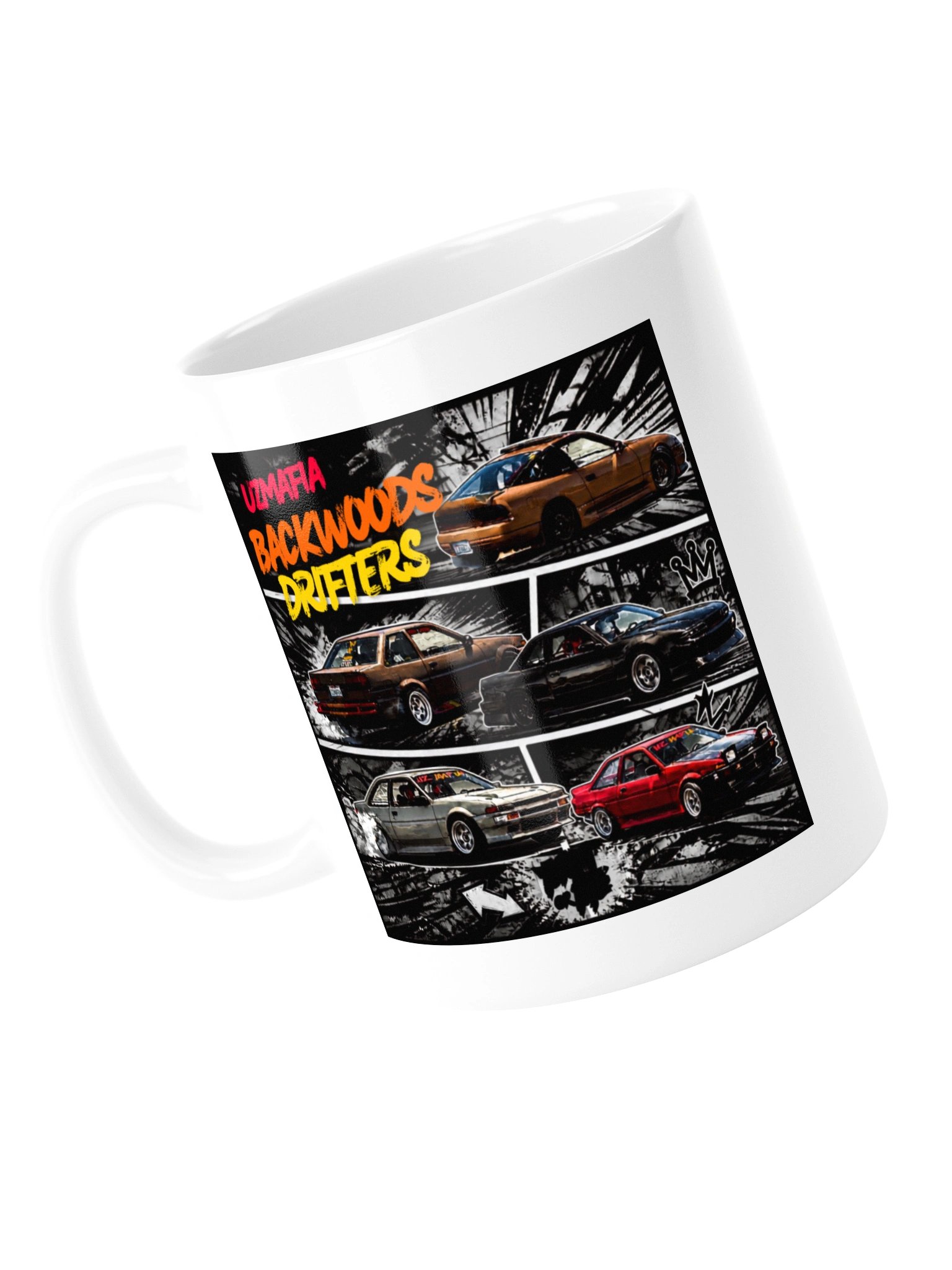 Comic Strip UZ Mafia White Coffee Cup product image (13)
