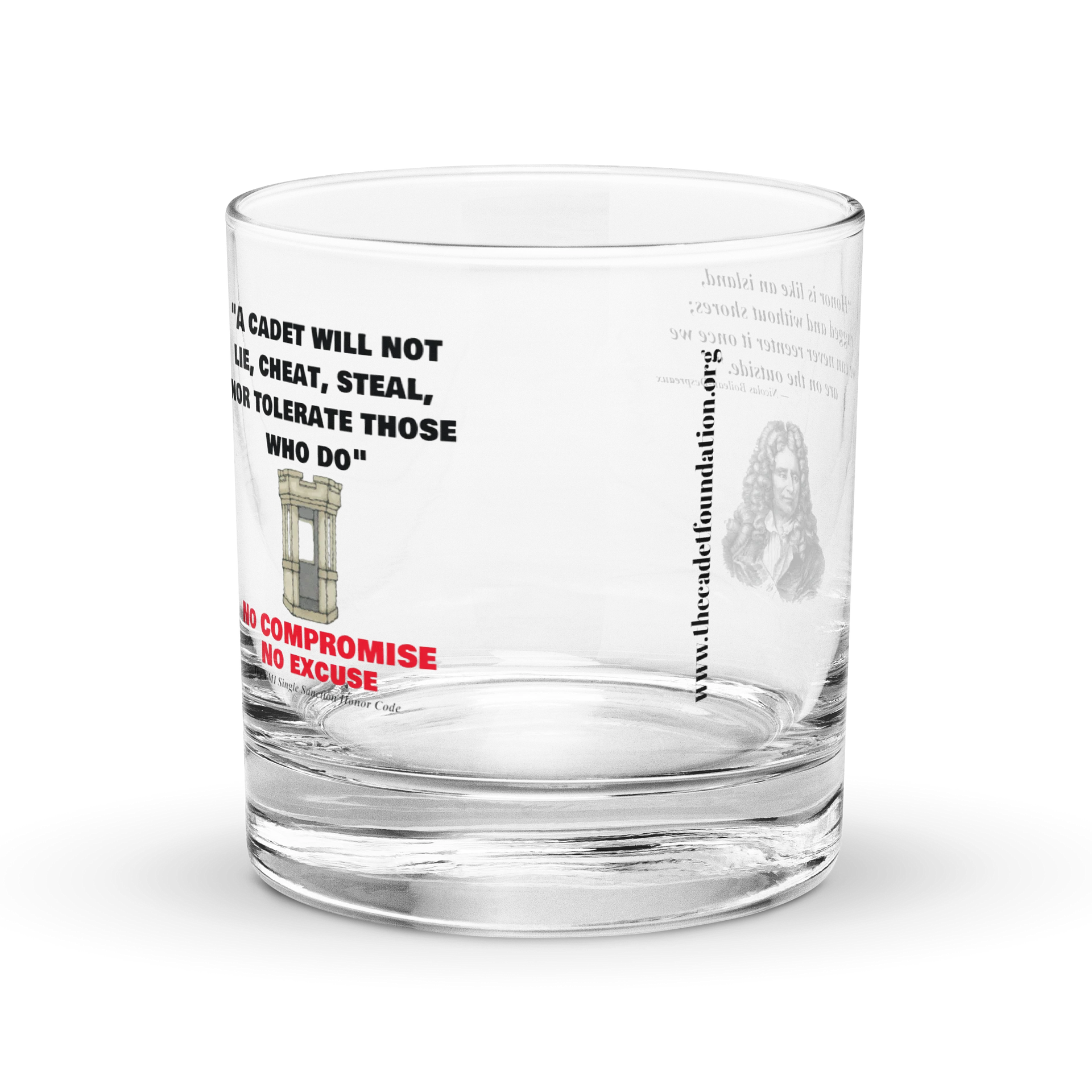 Honor Code Rocks Glass product image (2)