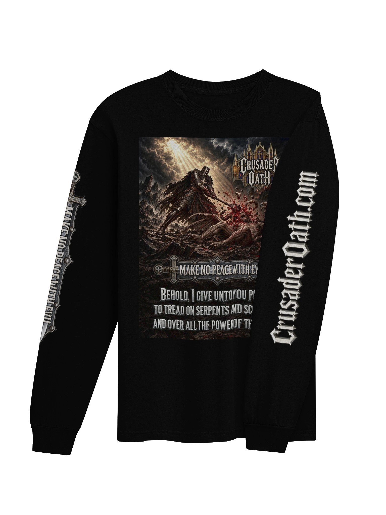 Make No Peace With Evil - Luke 10:19 - Long Sleeve product image (4)