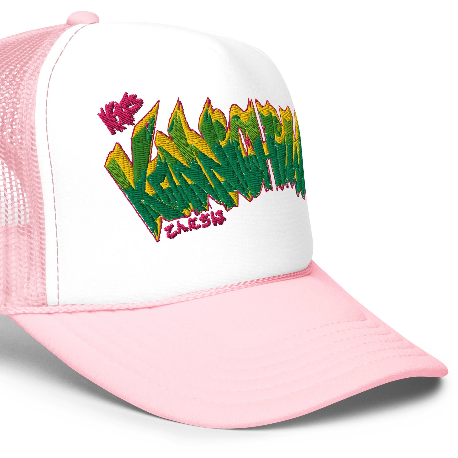 KONNICHIWA - Embroidered Foam Trucker Hat product image (5)