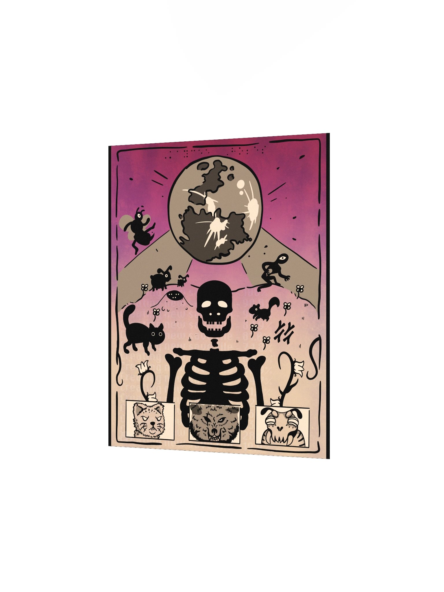 Ethereal Skeleton Dreamscape Poster product image (2)