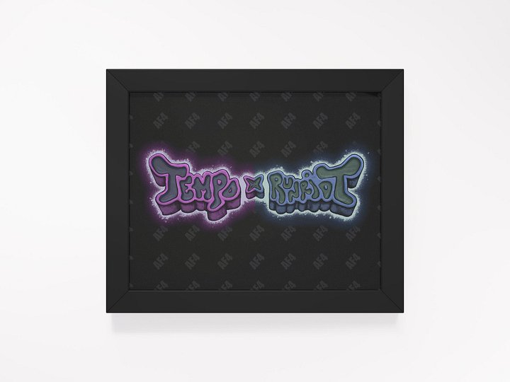 Tempo x RunRiot Framed Print product image (2)