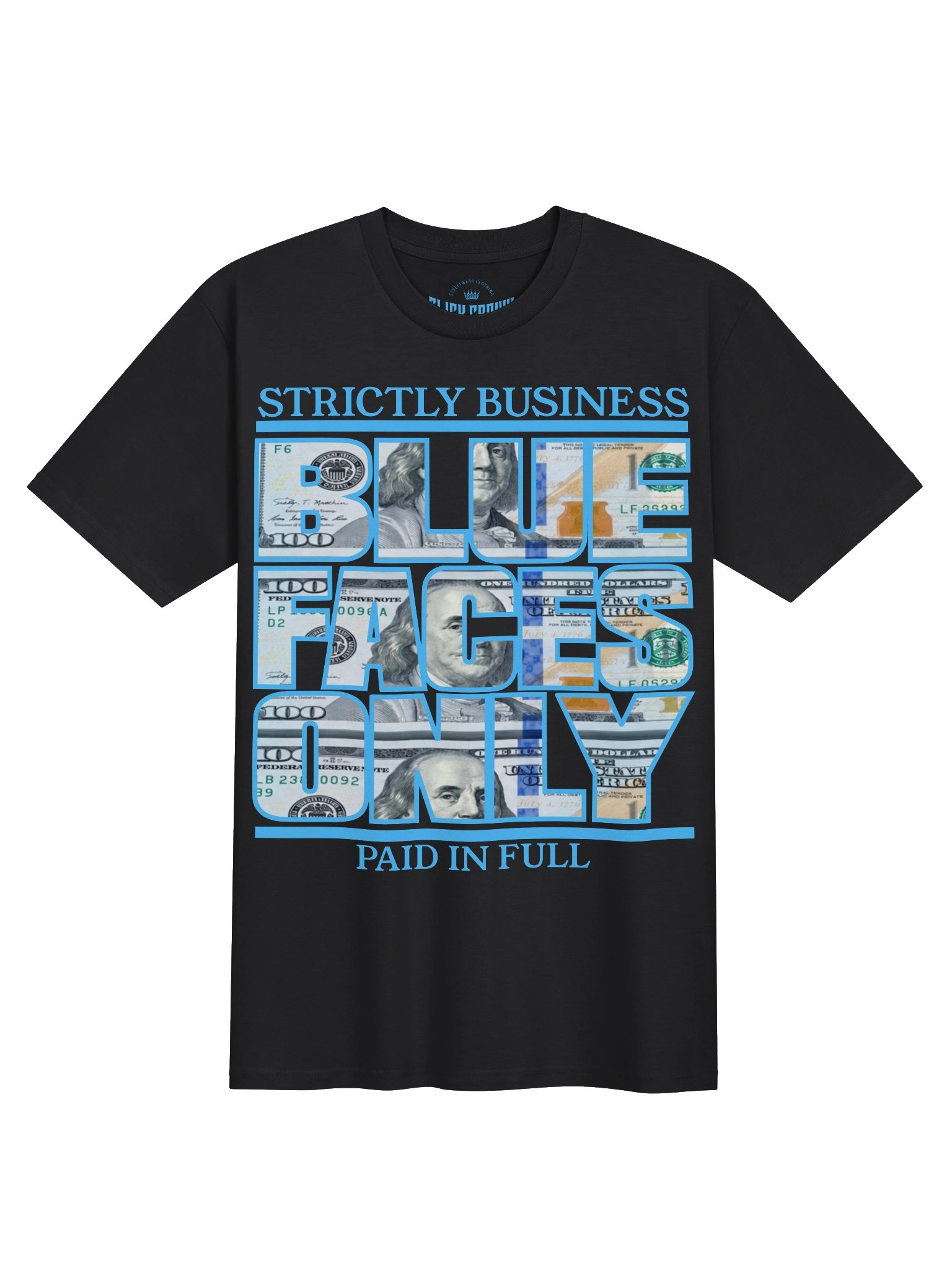 "BLUE FACES ONLY" Premium Heavyweight Tee product image (1)