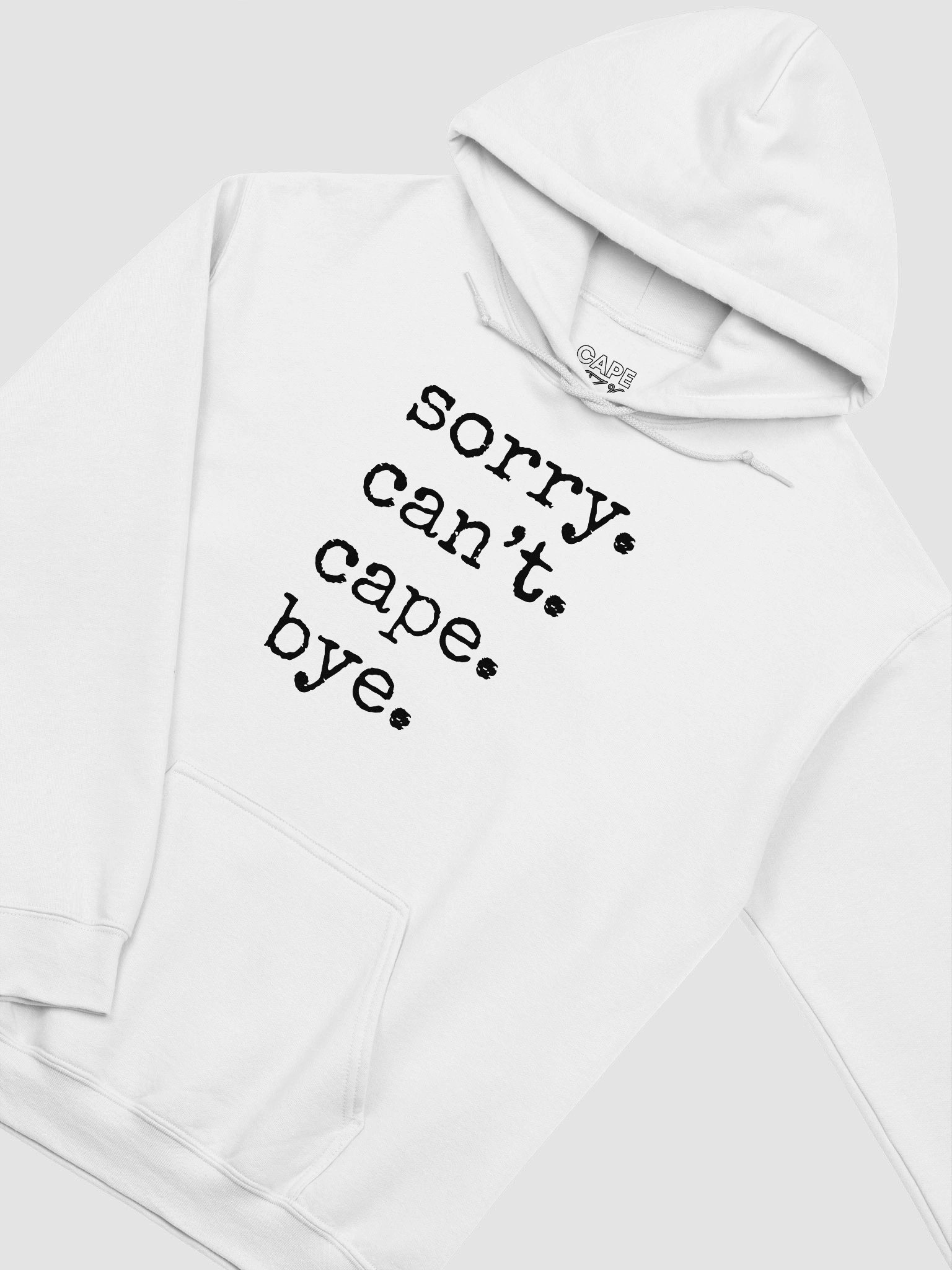 Sorry, Can't, Cape, Bye - Hoodie (Light) product image (17)
