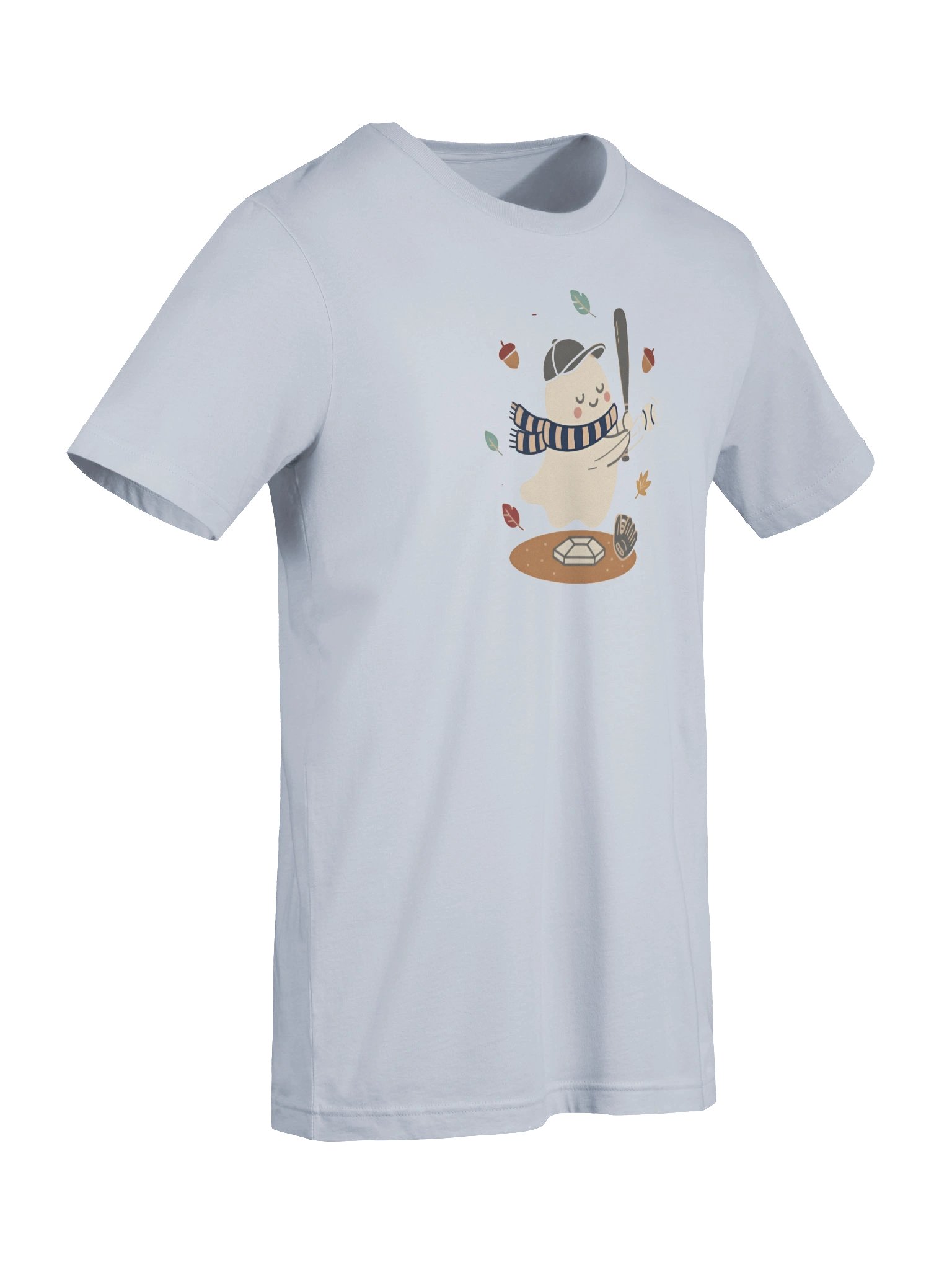 Ghost playing baseball T-shirt product image (82)