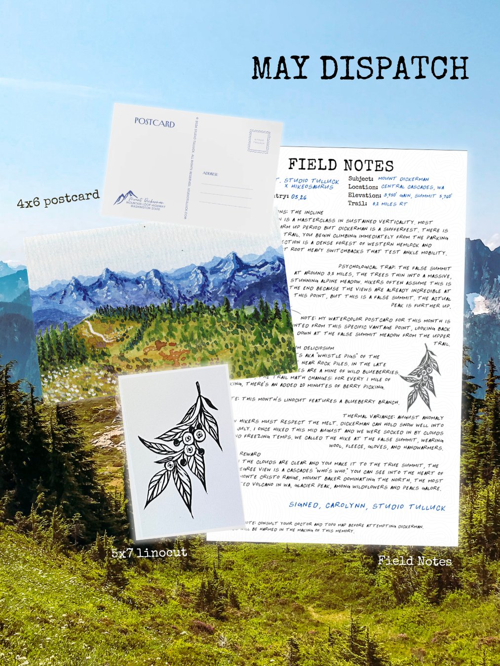 The Trail Dispatch: May 2026 | Mount Dickerman, WA product image (1)