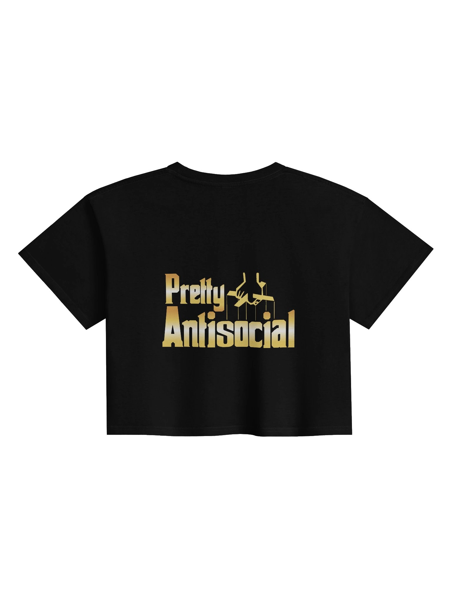 Pretty AntiSocial Crop Top (Godfather Edition) product image (2)