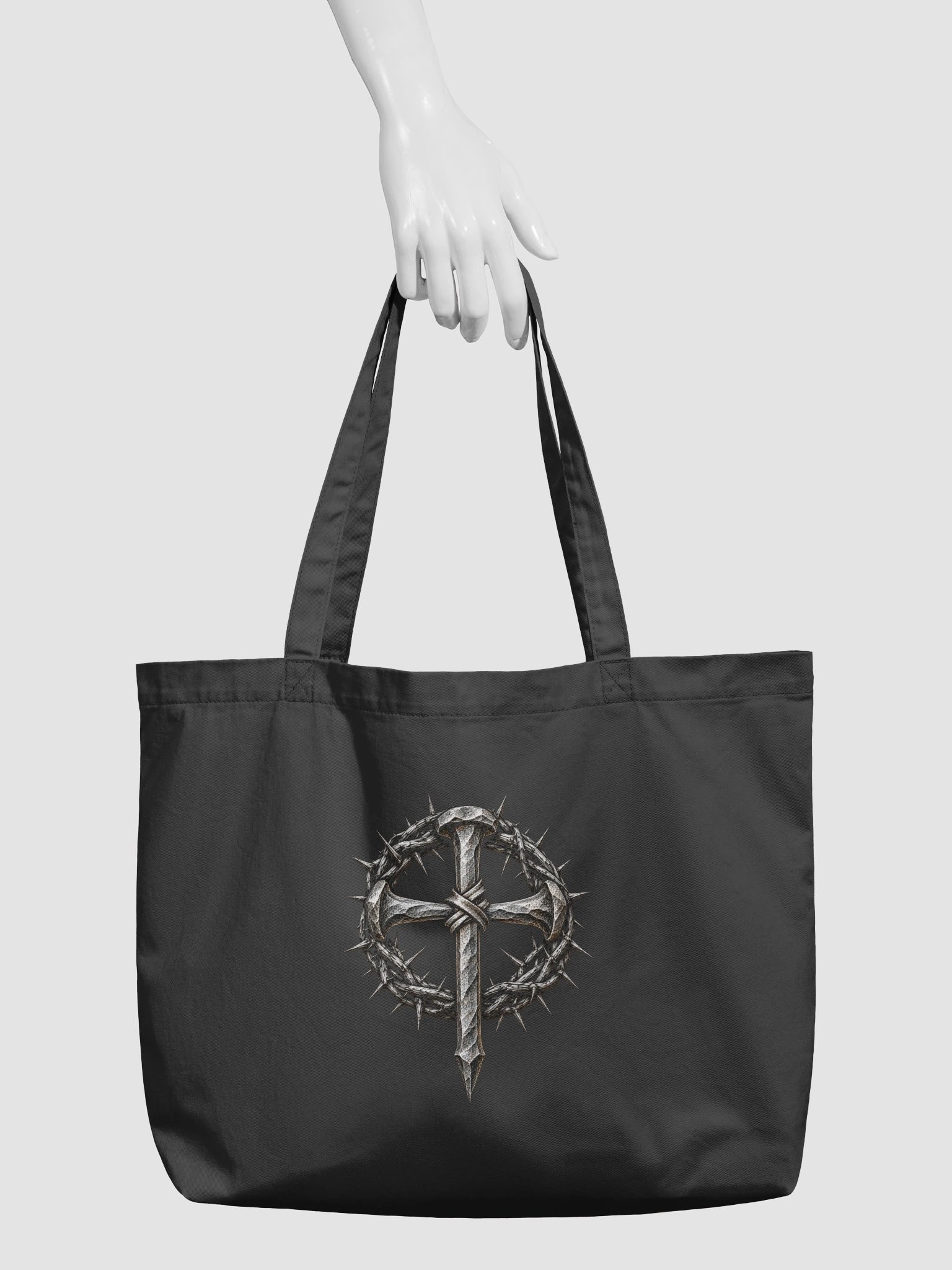 Forged in Faith Organic Cotton Tote Bag product image (2)