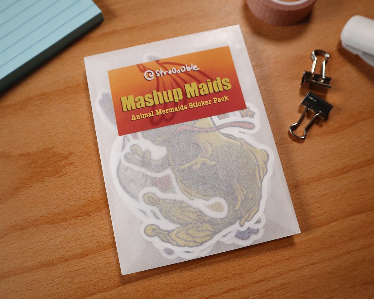 sticker pack : mashup mermaids product image (1)