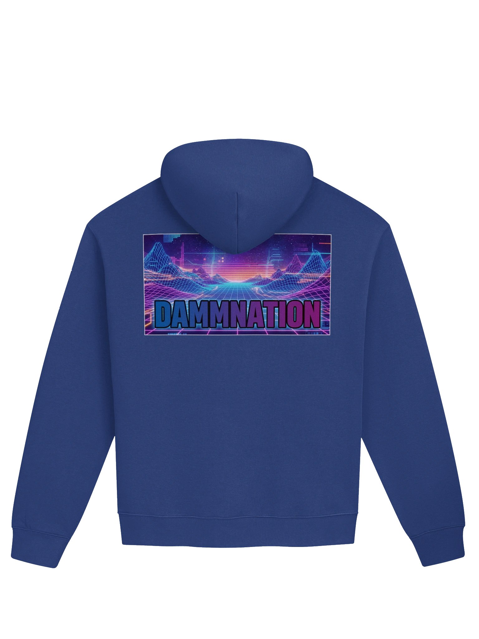 DAMMNATION "Retro" Pull Over Hoodie. product image (5)