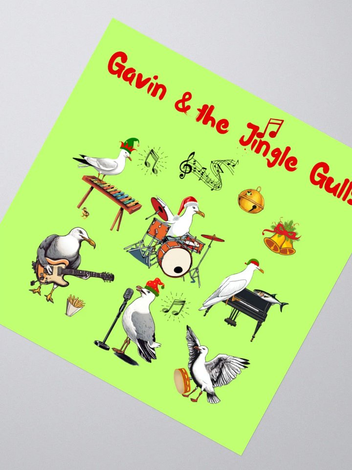 Gavin & the Jingle Gull Sticker product image (5)