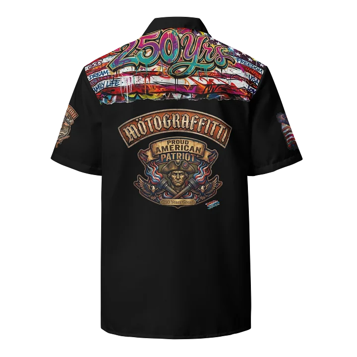 MötoGraffitti Proud American Club Shirt the 250 yr USA Limited Edition product image (2)