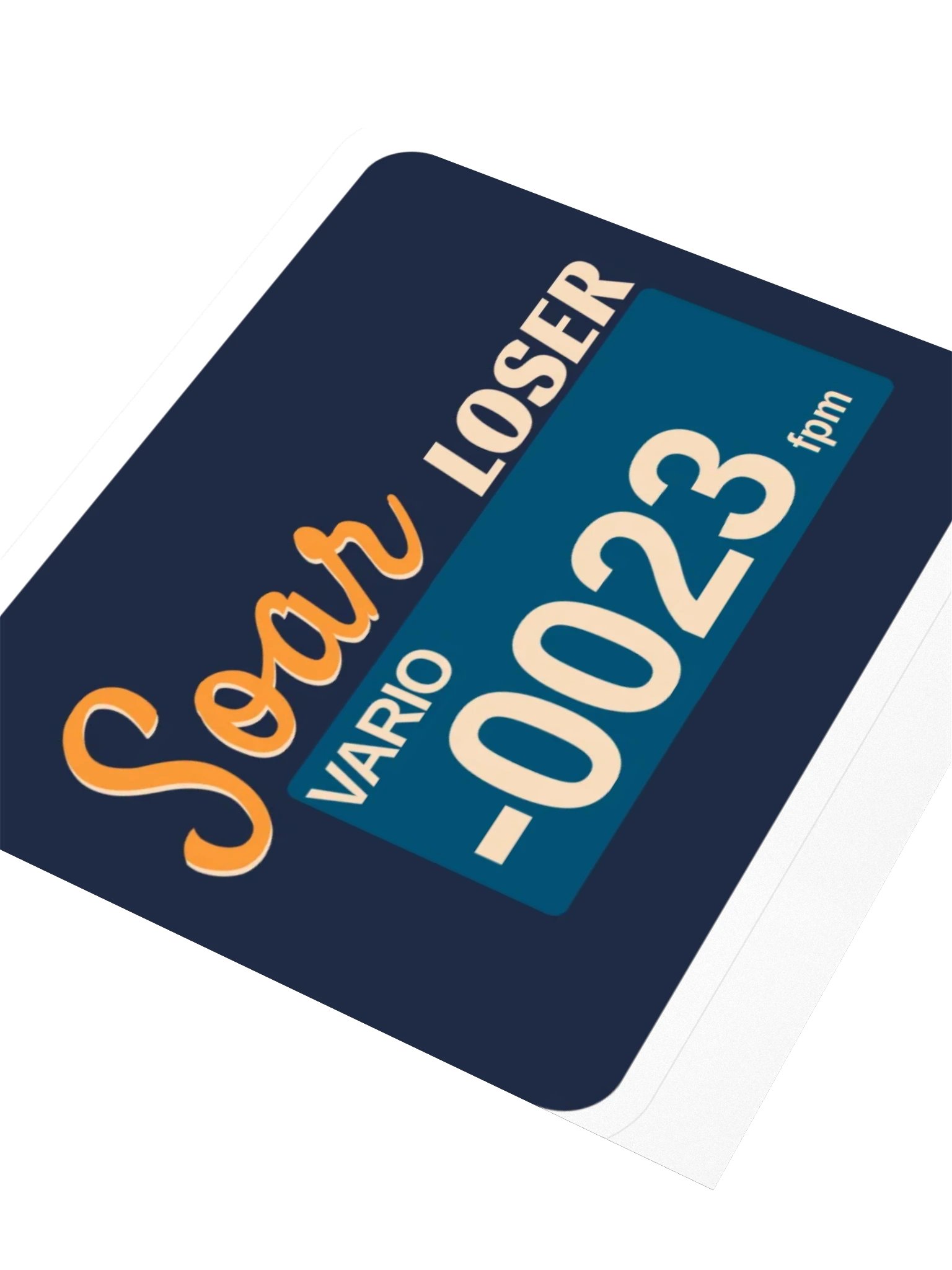 SOAR loser sticker, indoor use product image (3)