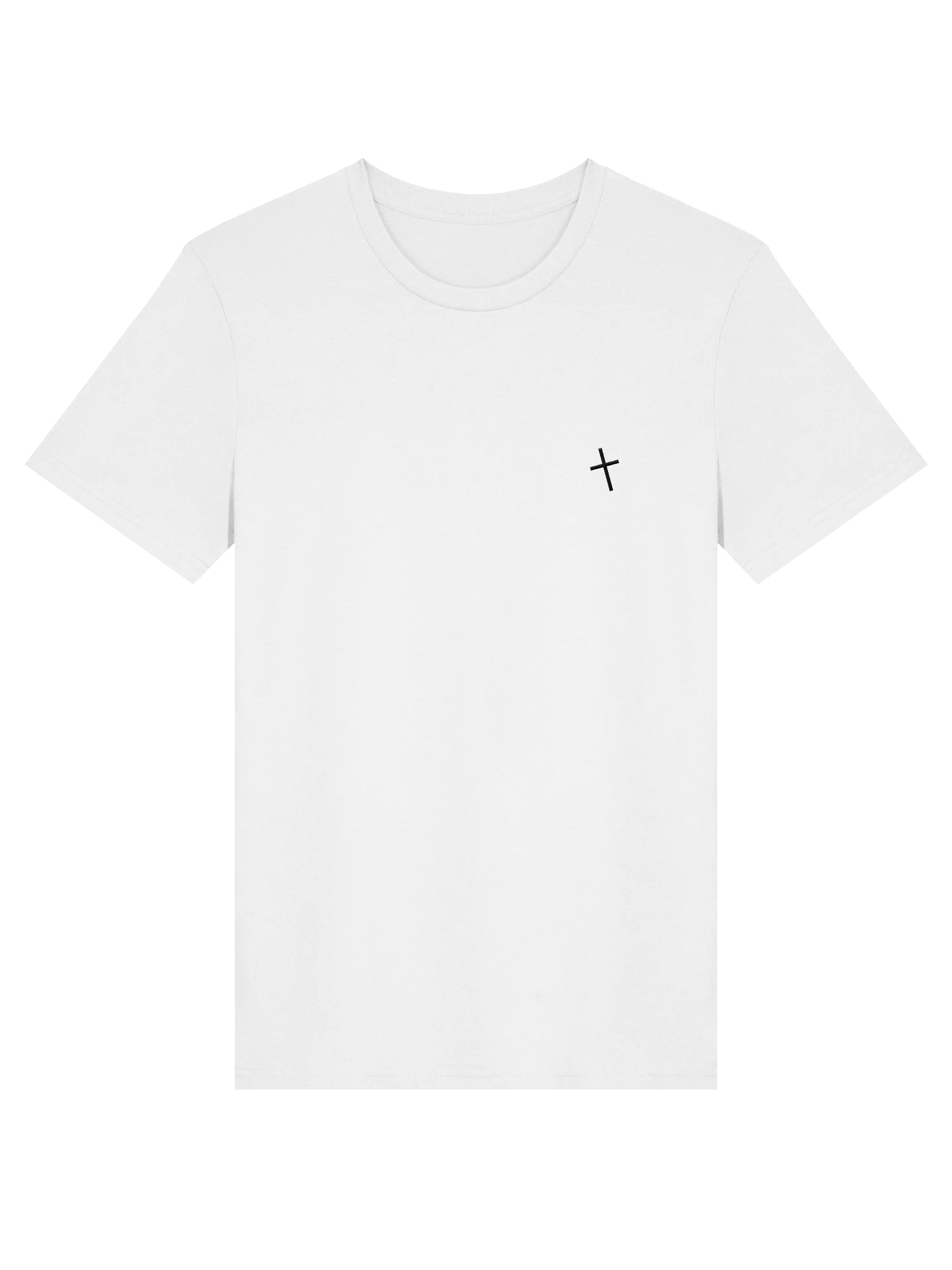 Cross White Tee Embroidered product image (1)