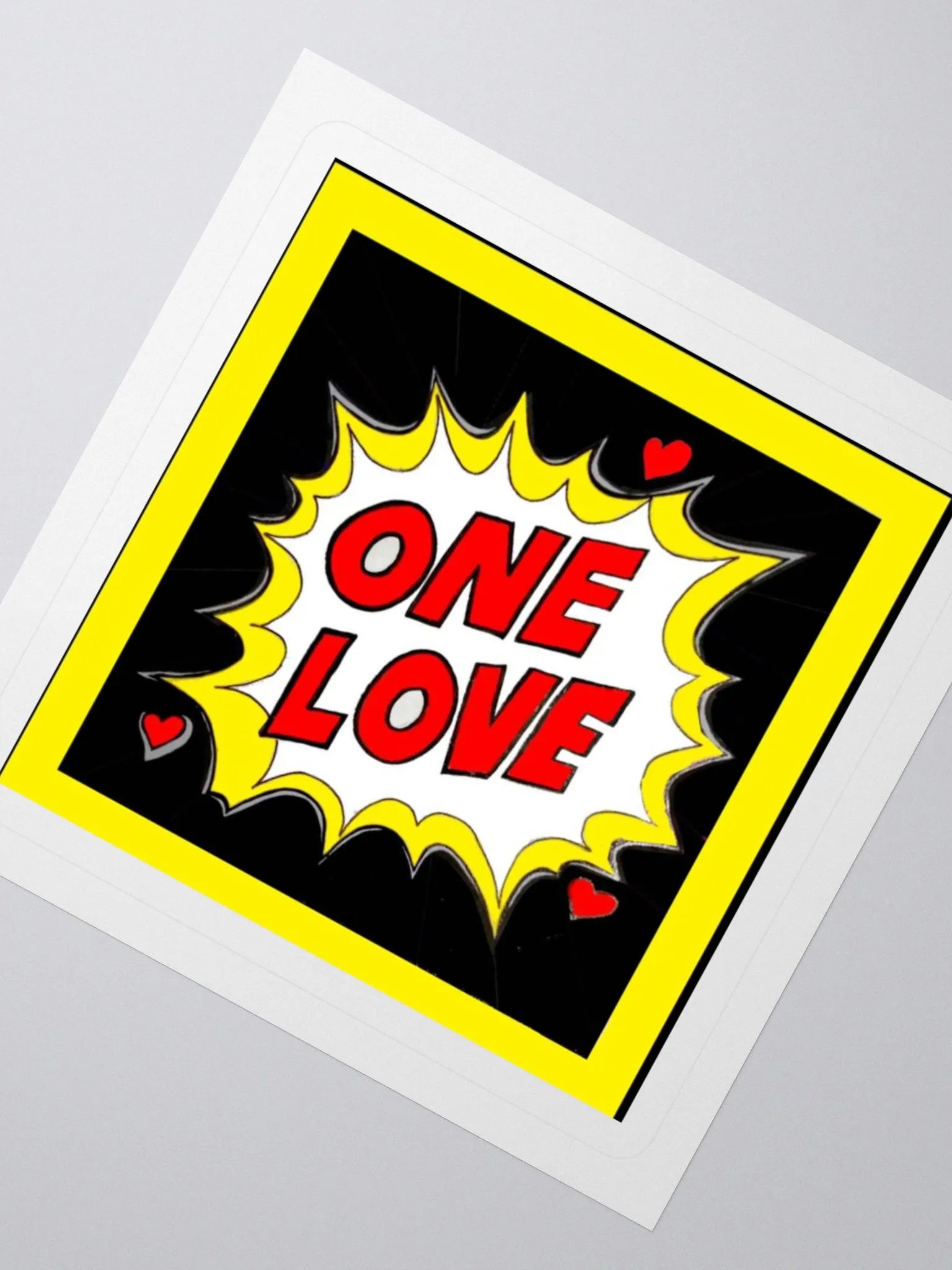 ONE LOVE BLM STICKER product image (2)