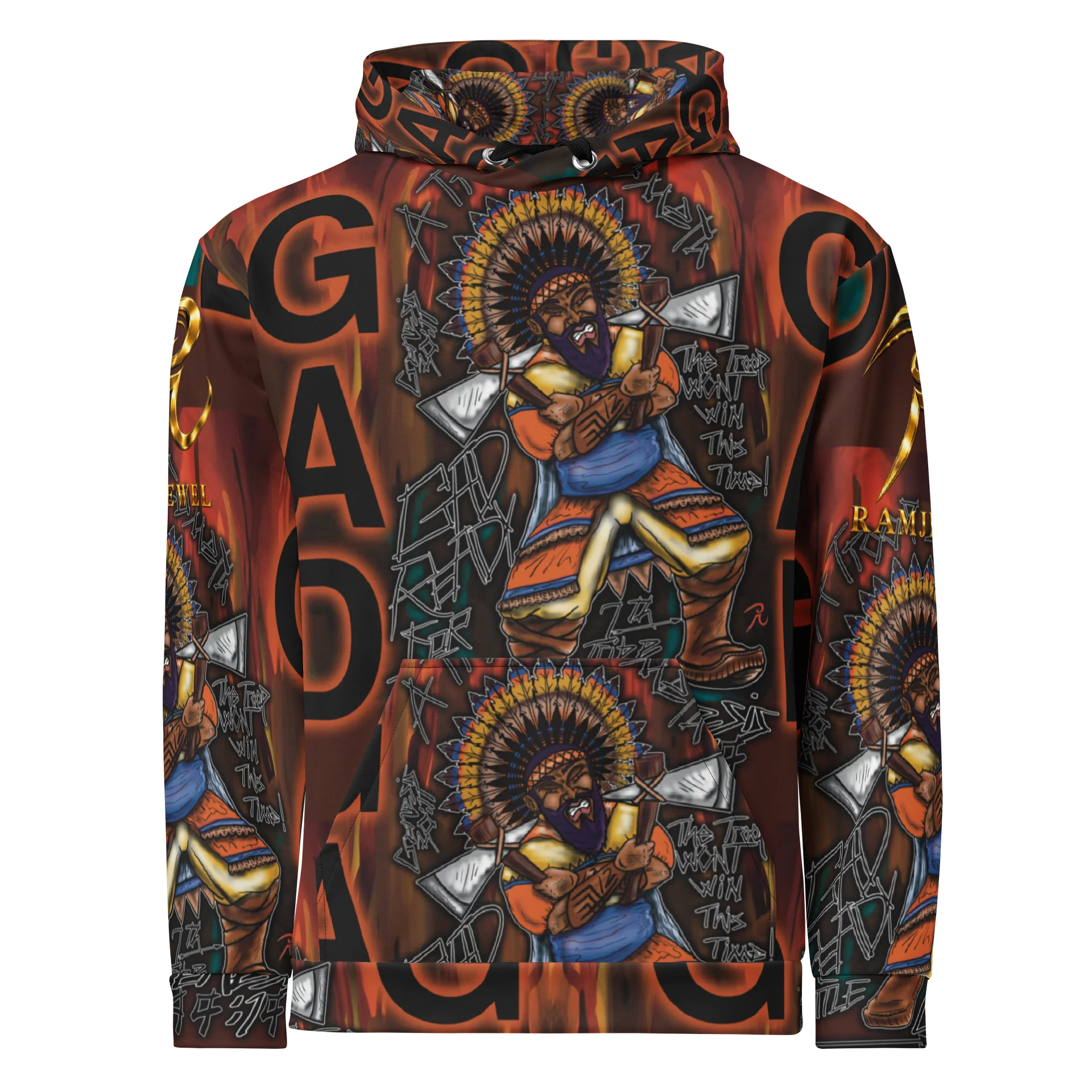 Gad Flame All-Over Hoodie product image (1)