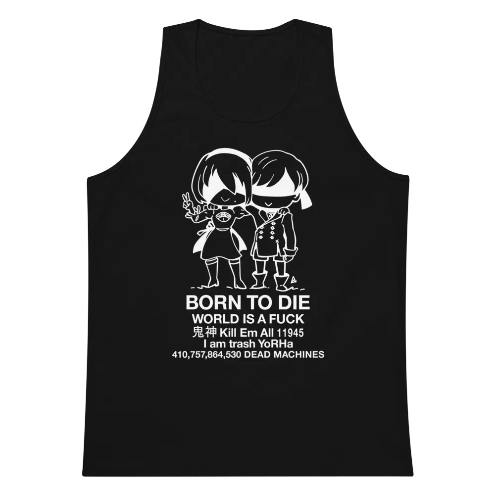 BORN TO DIE - TANKTOP - BLACK product image (6)