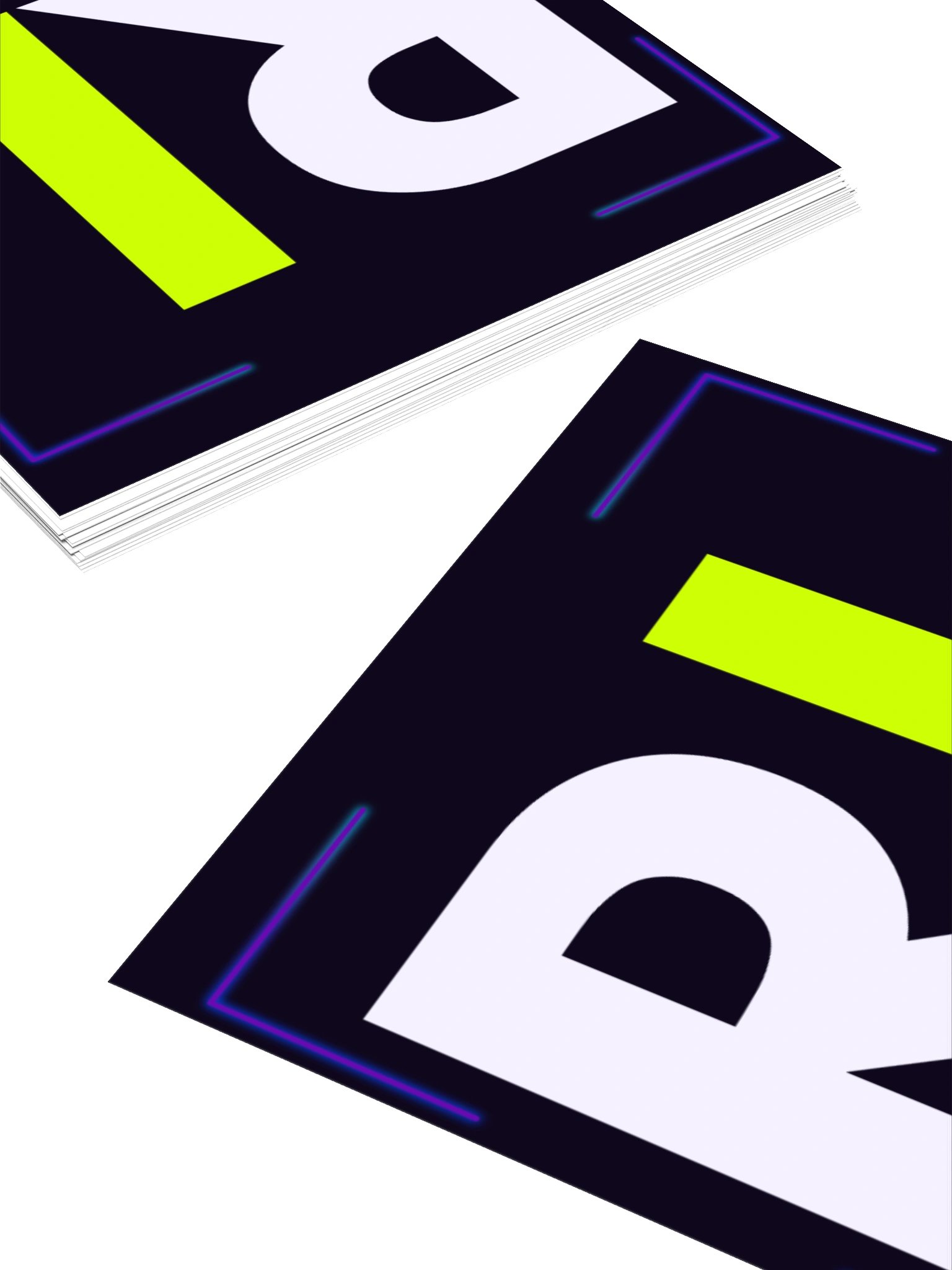 Repped Labs Monogram Logo Sticker product image (4)