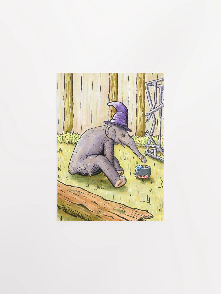 Elephant Witch Print product image (1)